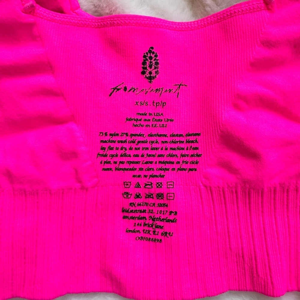 Vibrant Pink Sports Bra - Picture 8 of 9